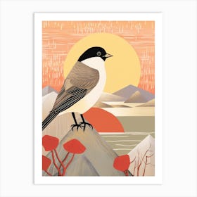 Bird Illustration Common Tern 1 Art Print