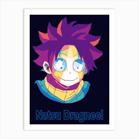 Natsu Dragneel Art Print