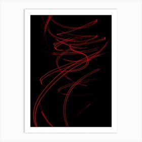 Abstract Light Painting 6 Art Print