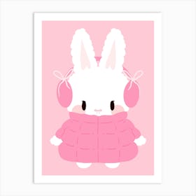 Cute Bunny Art Print