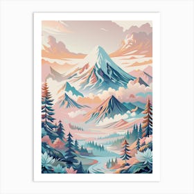 Mountain Landscape 5 Art Print