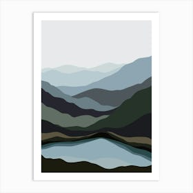 Landscape Painting 9 Art Print