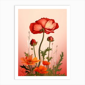 Red Poppies 1 Art Print