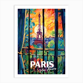 Paris Mon Amour 4 Art Print