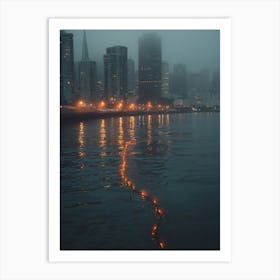 San Francisco City Lights Art Print