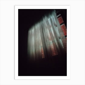 Dark Room With Curtains Art Print