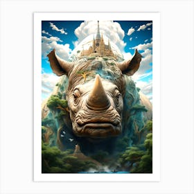 Rhinoceros Art Print