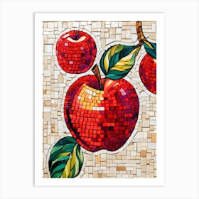 Apple Mosaic Art Print