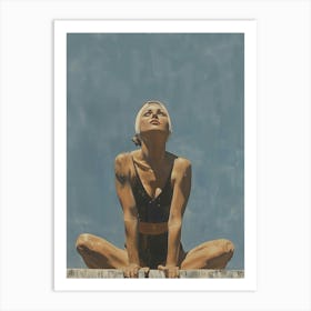 'Swimmer' Art Print