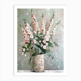A World Of Flowers Snapdragons 4 Painting Art Print