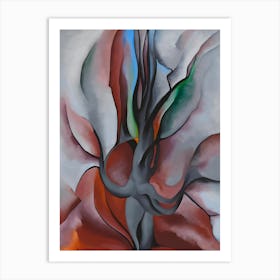 Georgia O'Keeffe - The Autumn Trees Art Print