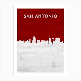 San Antonio Texas Art Print