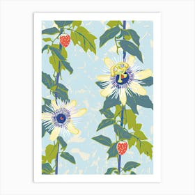 Passionfruit Illustration 2 Art Print