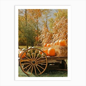 Fall Farm Decor Art Print