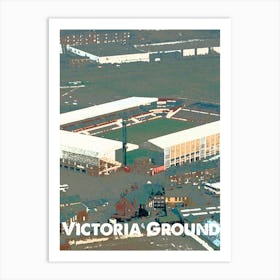 Victoria Ground, Stoke, Stadium, Football, Art, Soccer, Wall Print, Art Print Art Print
