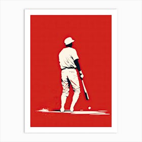 Baseball Player 4 2 Art Print