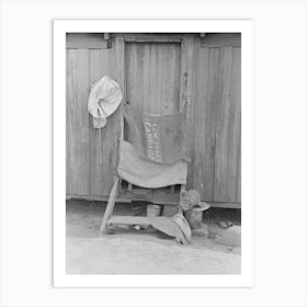 Rear Entrance Of Sharecropper S Cabin, New Madrid County, Missouri By Russell Lee Art Print