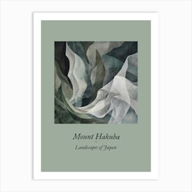 Landscapes Of Japan Mount Hakuba Art Print
