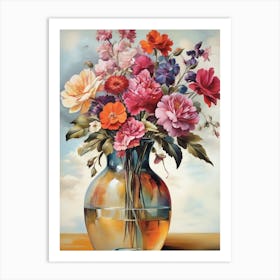 Flowers In A Vase 2 Art Print