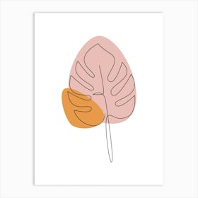 Tropical Leaf Art Print