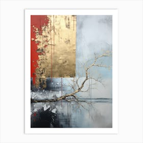 Abstract Tree Painting Art Print