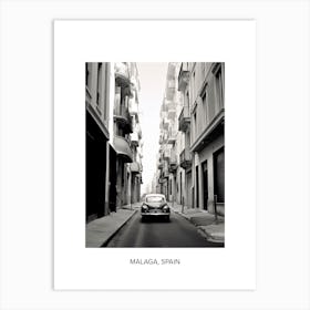 Poster Of Marseille, France, Photography In Black And White 2 Art Print