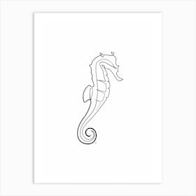 Seahorse Art Print