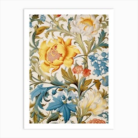 Floral Wallpaper 86 Art Print