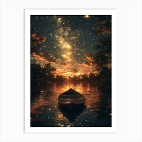 Starry Night 165 Art Print