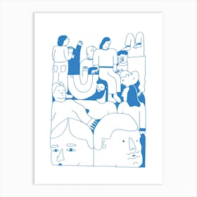 Crowded Together Art Print