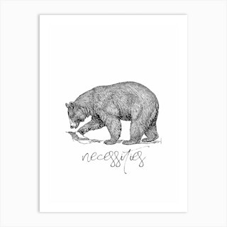 Bear Necessities Art Print