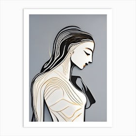 Woman By Neha Kumar Art Print