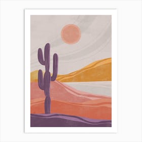 Desert Landscape - Desert Stock Videos & Royalty-Free Footage 2 Art Print