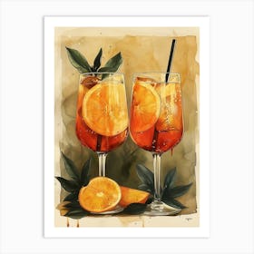 Aperol Spritz Art Print 409 Art Print