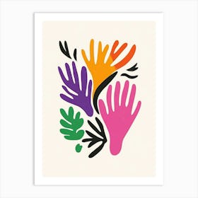 Hands Of Nature Art Print