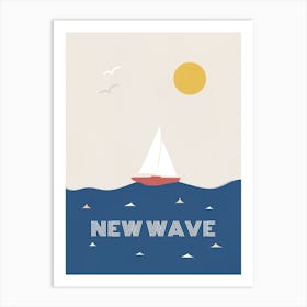 New Wave YACHT Art Print