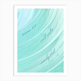 Ocean Wave Art Print