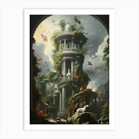 'The Palace Of Birds' Art Print