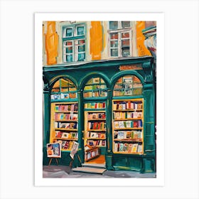 Vienna Book Nook Bookshop 1 Art Print