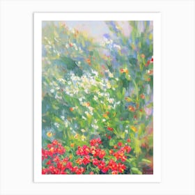 Blackberry Lily 2 Impressionist Painting Art Print