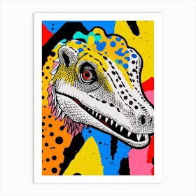 Pop Art Dinosaur 4 Art Print