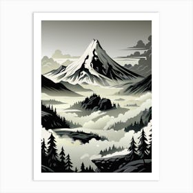 Mountain Landscape 4 Art Print