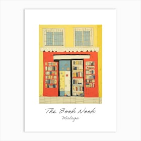 Malaga The Book Nook Pastel Colours 2 Poster Art Print