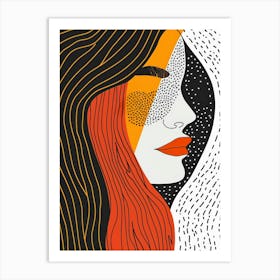 Portrait Of A Woman 384 Art Print