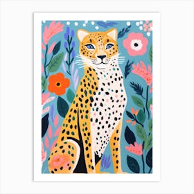Leopard In The Jungle 7 Art Print