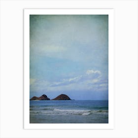 Two Islands In The Ocean Art Print