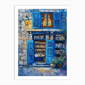 Dubrovnik Book Nook Bookshop 1 Art Print