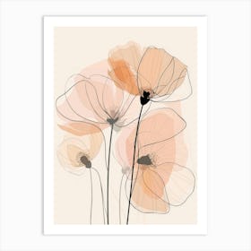 Poppies 108 Art Print