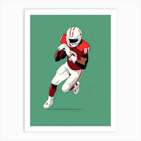 American Football Player 3 Art Print