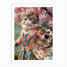 Chinese Cat 5 Art Print